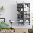 thumbnail image 7 of SpaceAid 2 Pack Hanging Closet Organizer and Storage with Dividers, Gray, 7 of 7