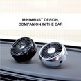 thumbnail image 3 of Ventilador Eléctrico Para Coche, Ventilador De Aire Acondicionado Con Circulación De Aire De Refrigeración Automática Para Coche, Usb, Control De 3 Velocidades, Con Luz Colorida Noticed VI008611-01, 3 of 6