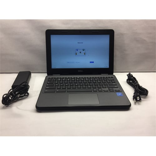 Dell Chromebook 3100 Intel Celeron N4000 X2 2.6GHz 4GB 16GB 11.6", Black