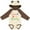 Natural & Brown w Ears, variant on Inktastic I Love My Gammy Boys or Girls Long Sleeve Baby Bodysuit