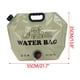 thumbnail image 3 of Bolsa de agua plegable portátil para exteriores, ideal para montañismo, turismo, acampada, de plástico blando, gran capacidad., 3 of 7