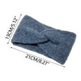 thumbnail image 6 of Winter Headbands for Women Ear Warmers, Knit Head Bands Ear Warmers for Women Winter Accessories, Coffee, 6 of 6