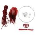 thumbnail image 2 of jifeng Trousse de Matériel d'Artisanat pour Bricolage Personnalisé Artisanat pour Enfants Cadeau Rouge, 2 of 9