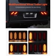 thumbnail image 2 of VEVOR Trailer Lights, 4PCS 12V Oval LED Trailer Tail Lights Kit with Stop Brake Turn Tail Lamp, Waterproof Tow Lighting Kit for Boat Truck Camper RV Snowmobile Bus Caravan, 2 of 9