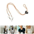 thumbnail image 1 of GOOHOCHY 4Pcs Adjustable Bib Clips Napkin Clip Beige Polyester Napkin Clips For Cloth Napkins, 1 of 7