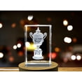 thumbnail image 3 of Exquisite Crystal Wimbledon Trophy Replica with Intricate 3D Laser Engraving, 3 of 4