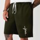 thumbnail image 1 of Puntoco Pantalones Cortos Deportivos Con Bolsillos Informales Elásticos Con Cordones Para Hombre Verde Xl, 1 of 1
