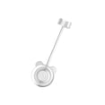 thumbnail image 1 of Adjustable Hair Dryer Holder Hands Free Bathroom Punch Free Rack White, 1 of 8
