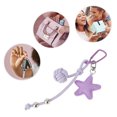 thumbnail image 4 of Unique Bargains 1 Pc Handbag Charm Star Pattern Bag Charm Purple, 4 of 5