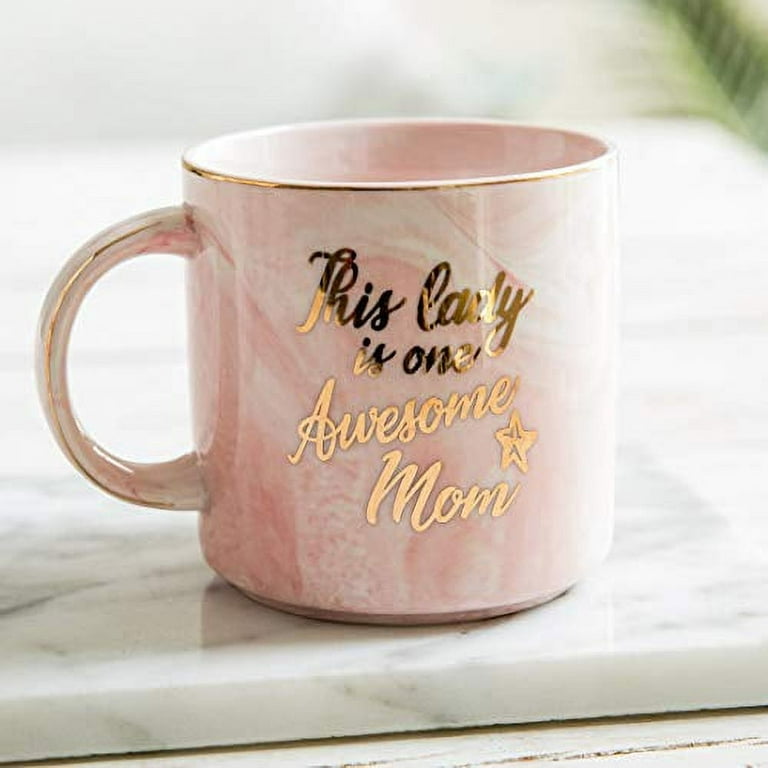 Mom Coffee Mug This Lady is One Awesome Mom Cup for Moms, Best Mothers Day  Gift Idea, Funny Unique Ceramic Tea Cup, Mom Birthday Present 