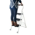 Stalwart Step Ladder Folding Cart Dolly White