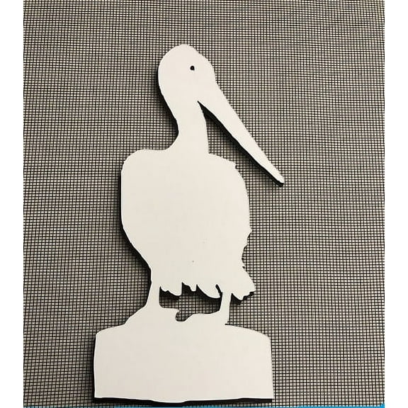 DCentral PELICAN Flexible Screen Magnet: Double-Sided Décor; For NON-RETRACTABLE Screens, Multipurpose, Helps to Stop Walking into screens, Covers small tears in Screens, . Size 5" x 5"