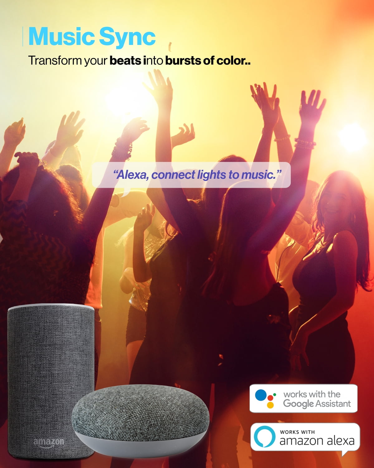 Sunco BR30 Alexa Smart Flood Light Bulb, Color Changing LED Recessed WiFi Bulb 8W, RGB CW, Dimmable, 650 LM, Compatible with Alexa & Google Assistant, E26 Base, No Hub Required, 10 Pack