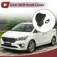 thumbnail image 2 of Cubierta de pomo de cambio de marcha antideslizante Unique Bargains para Kia Soul 20-23, protector de manija de cambio negro de cuero sintético, 2 of 6