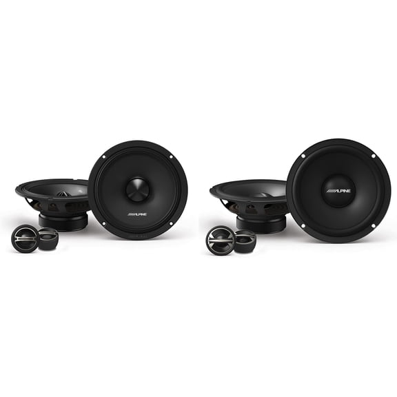 Alpine EL-E65C-G 6.5" Component Speaker & DM-65C-G 6.5" Component Speaker