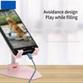 thumbnail image 4 of serony Phone Holder Lazy Bracket Headrest Stand Compact Size Adjustable Rotatable Multipurpose Office Fittings Tablet Mount White, 4 of 9