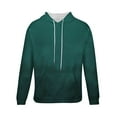 thumbnail image 5 of Dagugfen Mens Tops Fall Winter Sweatshirts Hoodie Drawstring Loose Fashion Pullover Tops with Pocket, 5 of 5