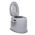 thumbnail image 3 of koolsoo Camping Toilet Detachable Inner Bucket Potty with Lid Portable Toilet for Adults Gray, 3 of 9