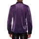 thumbnail image 3 of CAMISA CHIC para Hombres Inspire Brillante de Manga Larga Fiesta Textura Brillante Camisa L Púrpura, 3 of 5