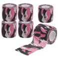 thumbnail image 1 of TFixol Ruban Camouflage Réutilisable Auto-Adhésif pour Usage Extérieur - 5cm x 4.5M Camouflage Rose (6 Rouleaux), 1 of 6