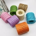 thumbnail image 2 of UDIYO 1 Roll Raffia Yarn Decorative Widely Applied Wrapping Gift Raffia Straw Packaging Paper Yarn for DIY, 2 of 7