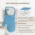 thumbnail image 3 of Silicone Oven Mitts - Red Oven Mitts Heat Resistant 500F 13.6 in Soft Lining Waterproof Grippy Design Flexible BPA-Free Oven Gloves - Oven Mits for Cooking Baking Kitchen Mittens Pot Holders, 3 of 7