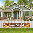 thumbnail image 6 of Decorative Design Happy Fall Banner Festive Leaves Thanksgiving Decoration Pumpkin for Autumn Celebration Outdoor Indoor, 6 of 9