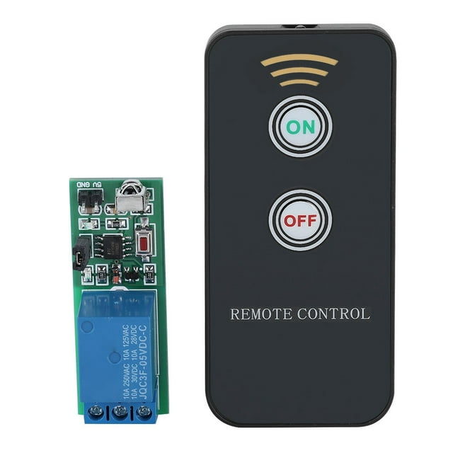 Ccdes IR Control Relay Module,One Way 5V IR Infrared Remote Control Relay Module Relay Module+Remote Control, 5V Relay Module
