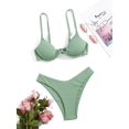 thumbnail image 5 of Maillot de Bain Deux Pièces pour Femmes, Bikini Triangle et String à Nouer sur le Côté, 5 of 5