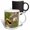 Multicolor, variant on 3drose, Photograph of an Eastern Tiger Swallowtail with Wings Out on Abelia., 11oz Two-tone Green Mug