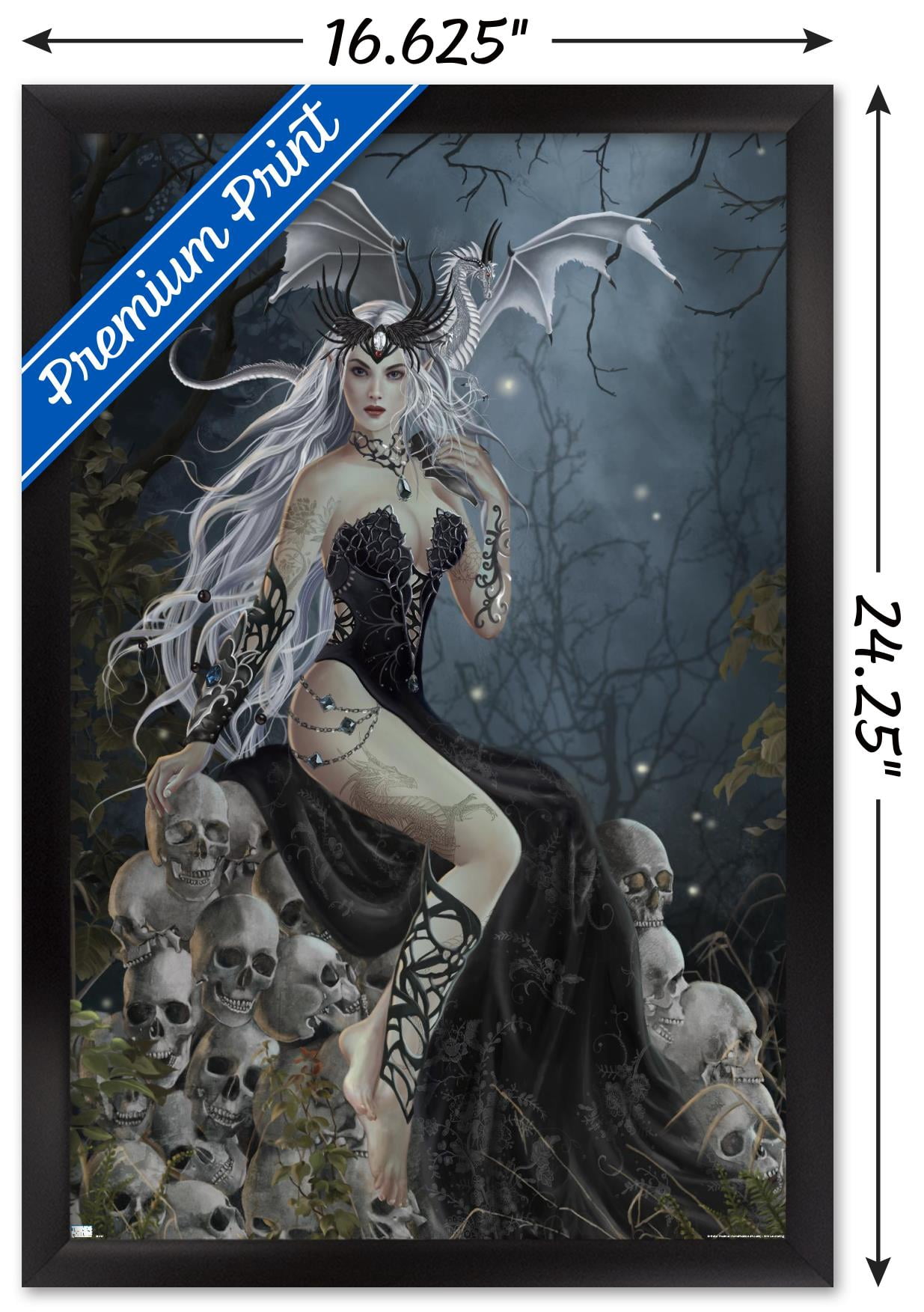 Nene Thomas - Mad Queen Wall Poster, 14.725" x 22.375", Framed