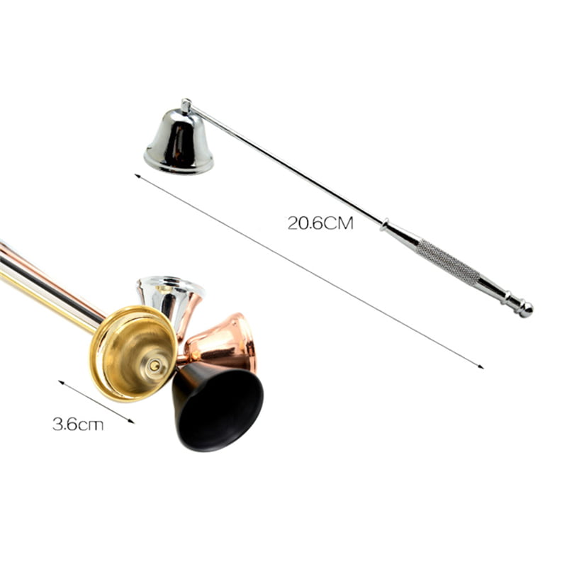 NXDA Stainless Steel Smokeless Stainless steel Candle Wick Bell Snuffer Home Hand Put Off Tool Kit