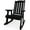 Rocking Chair-Black, variant on Fortune Candy Wooden Patio Rocking Chair, Heavy Duty 600 lbs, for Outdoor and Indoor, Brown
