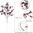 thumbnail image 4 of 6 Pcs Faux Flower Fake Babys Breath Flower Bulk Artificial Gypsophila Bouquet Silk Floral for Home Kitchen Bedroom Festival Wedding Xmas Party Decor (Orange), 4 of 4