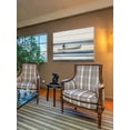thumbnail image 5 of Parvez Taj Pt-Wnpw-11-Ww-45 30" x 45" "Blue Lake Canoe" Art Print On White Wood, 5 of 7
