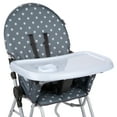 thumbnail image 3 of Babideal Dinah Portable Highchair, Gray Dot, Toddler, 3 of 10