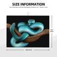 thumbnail image 2 of Balery Blue Viper Snake Alfombrilla de Secado para Cocina, 18x24 Pulgadas, Súper Absorbente para Platos y Encimeras, 2 of 7