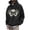 A276 Black, variant on Glisme Halloween Hoodies For Men Simple Skull Print Long Sleeve Fall Season Tops Men Loose Fit Sweatshirts Size L