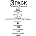thumbnail image 3 of Set lentes de lectura Sersun 3PACKSPU lectura +2.0 Unisex, 3 of 3