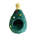 thumbnail image 1 of Cama semicerrada para mascotas, casa para mascotas, cueva lavable con forma de de Navidad para gatos, para perros y gatos pequeños y medianos L, 1 of 8