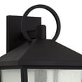 thumbnail image 4 of John Timberland Westmont 18" High Modern Outdoor Wall Light Fixture Mount Porch House Weatherproof Sand Black Aluminum Glass Shade, 4 of 9