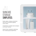 thumbnail image 2 of Mini Refrigerador con Espejo, Capacidad 4 Litros, Color Blanco, Modelo RJ48-6-ML, 2 of 5