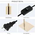 thumbnail image 4 of LIANTRAL Gold Modern Gooseneck Table Lamp Set of 2, 4 of 6