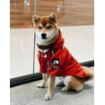 thumbnail image 4 of The Dog Face Dog Jacket Windproof Rainproof Dog Stormcoat Warm Large Dog Raincoat Pet Clothes (Red Flag,S), 4 of 6