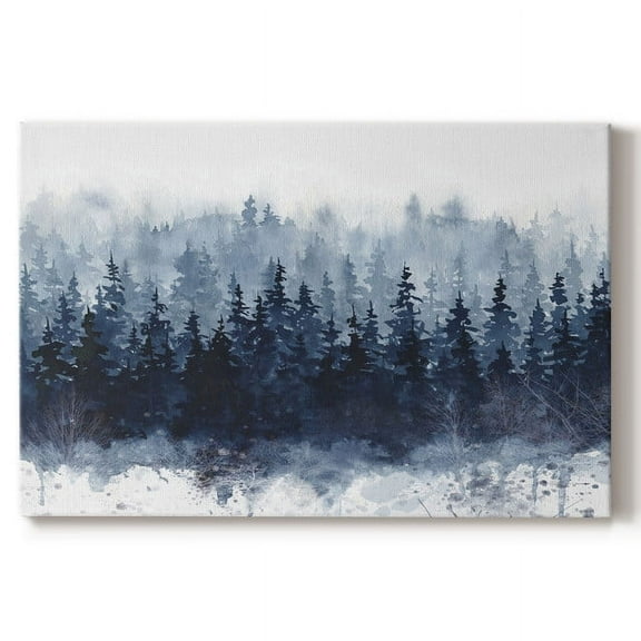 Wexford Home Indigo Forest - 12" x 16" Gallery Wrapped Canvas, Ready to Hang