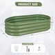 thumbnail image 5 of Cama de jardín elevada de acero galvanizado Planter Permade, 122 x 61 x 30 cm, 5 of 8