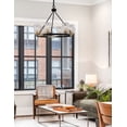 thumbnail image 2 of Justice Design FSN-4352-SEED-MBBR Richmond - 6 Light Chandelier   Richmond - 6 Light Chandelier, 2 of 2