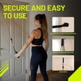 thumbnail image 2 of BESTSKY Door Anchor Strap for Resistance Bands Multi-Point Resistance Band Door Anchor with 5 Stainless D-Rings Heavy Duty Home Gym Attachment Fits Doors Up to 8Ft, 2 of 8