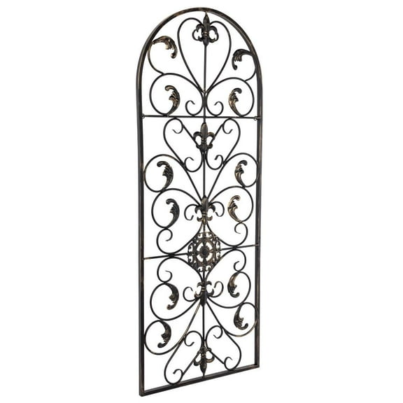 Ktaxon 41.5" Arched Retro Wall Decorative Spanish Wall Art Victorian Style Iron Ornament