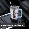 thumbnail image 7 of Cute Canine Design 40oz Water Bottle - BPA Free Dog Lovers Tumbler with Handle & Straw - Gift for Women Coffee Mug, 7 of 7